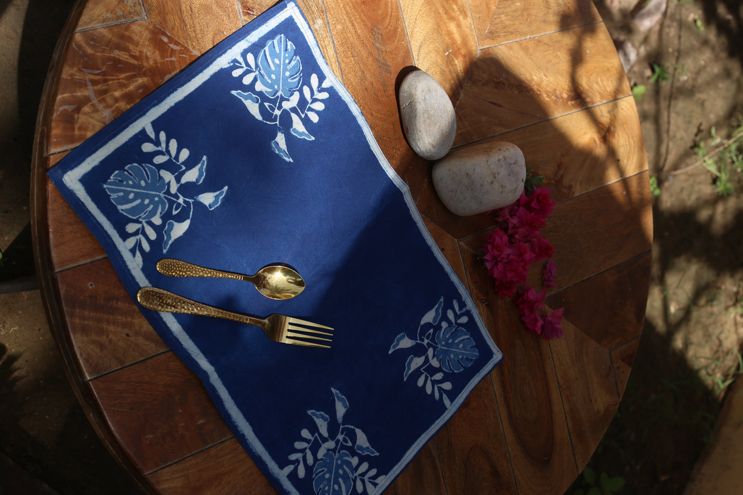 Block printed placemat