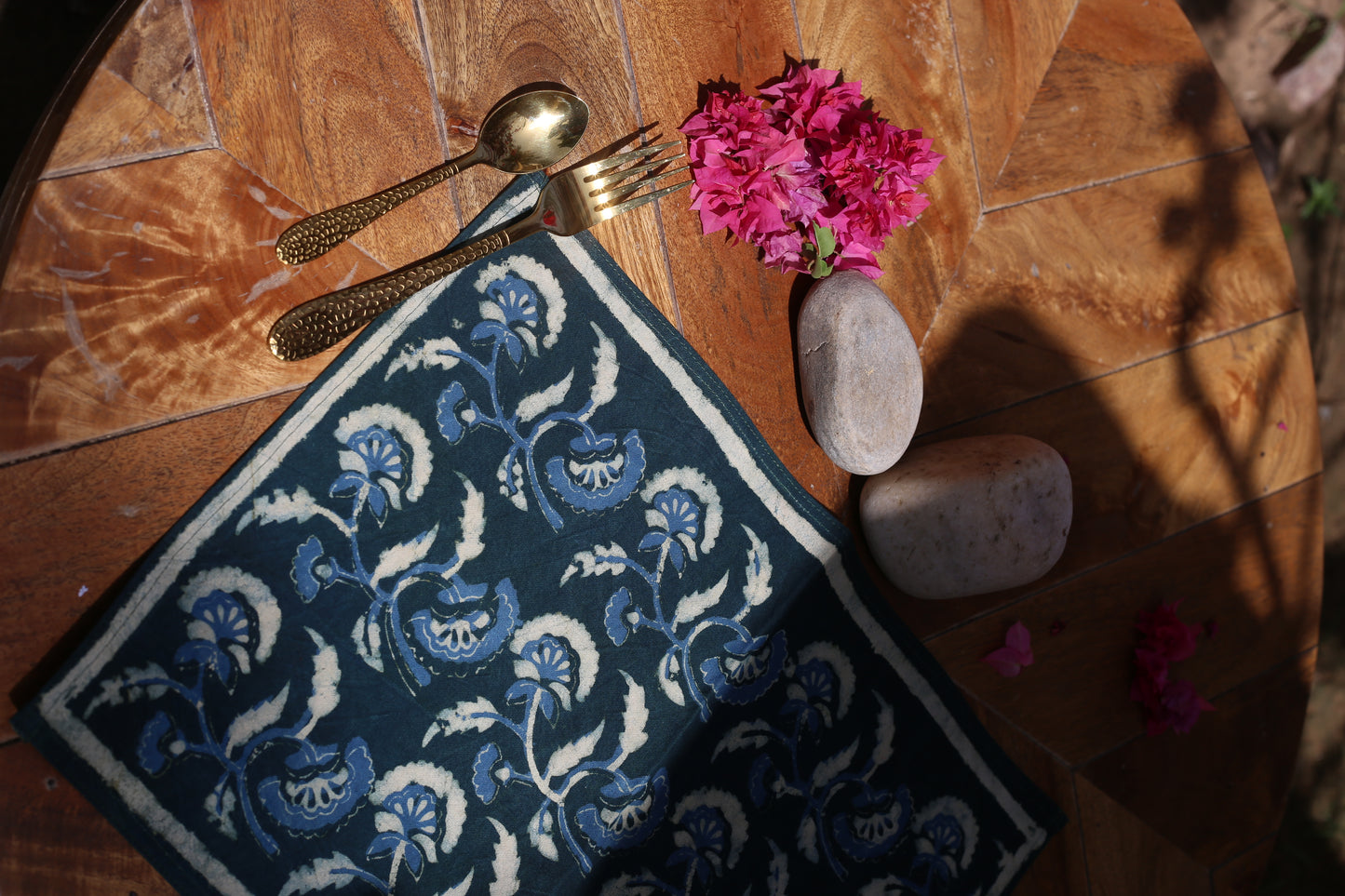 Block printed placemat