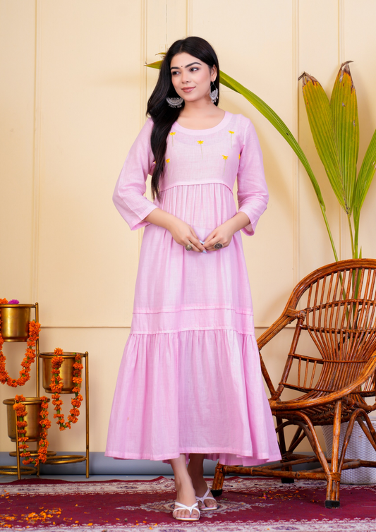 Flowing gather Kurta