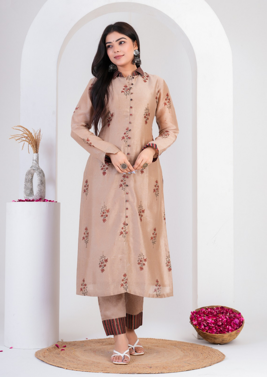Collared kurta