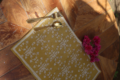 Block printed placemat