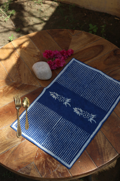 Block printed placemat