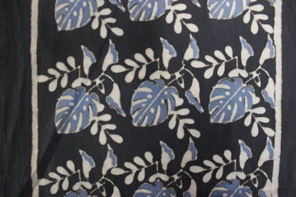 Block printed table runner
